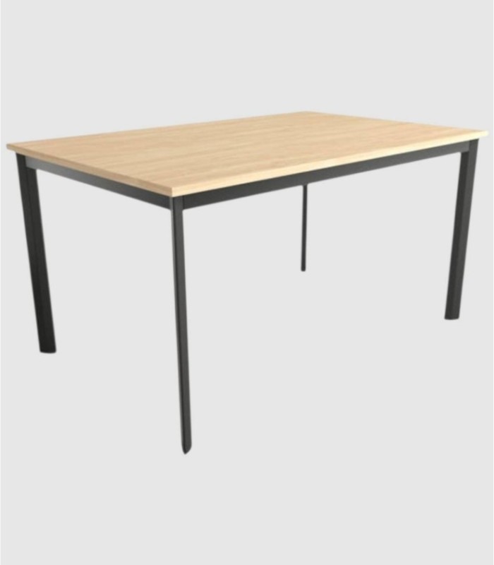 Large black alpine table Garda