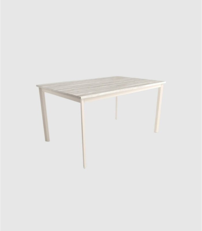 Mesa artic marfil cuadrada Garda