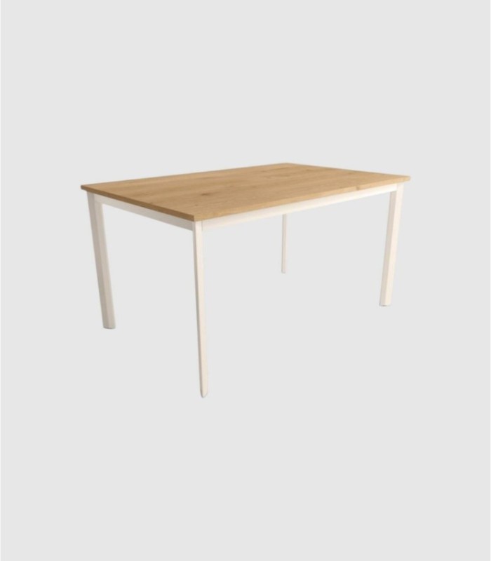 Garda small ivory oak table