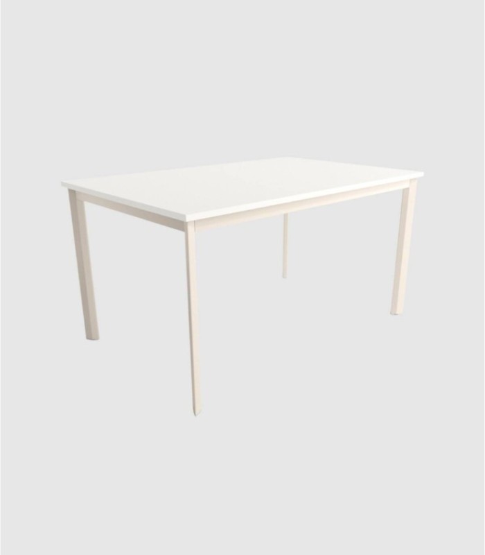 Mesa blanco marfil mediana pequeña Garda