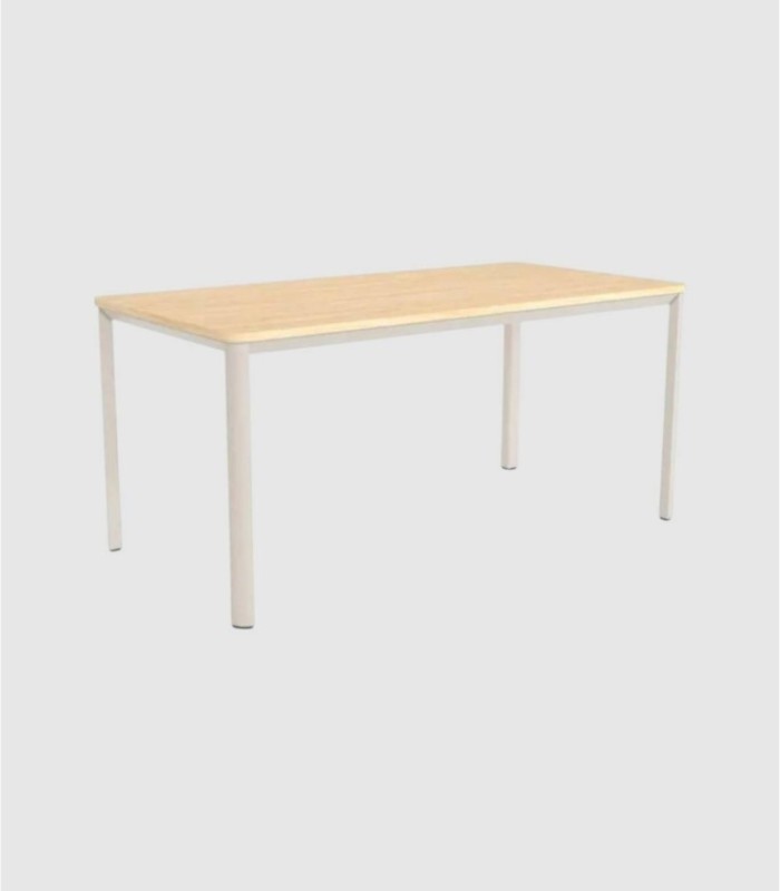 Small ivory alpine rectangular table Onea