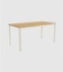 Mesa rectangular roble marfil pequeña Onea