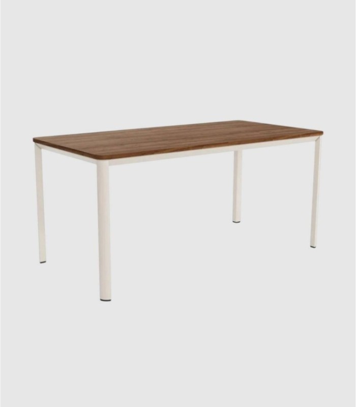 Onea middelgrote/kleine ivoren Java rechthoekige tafel