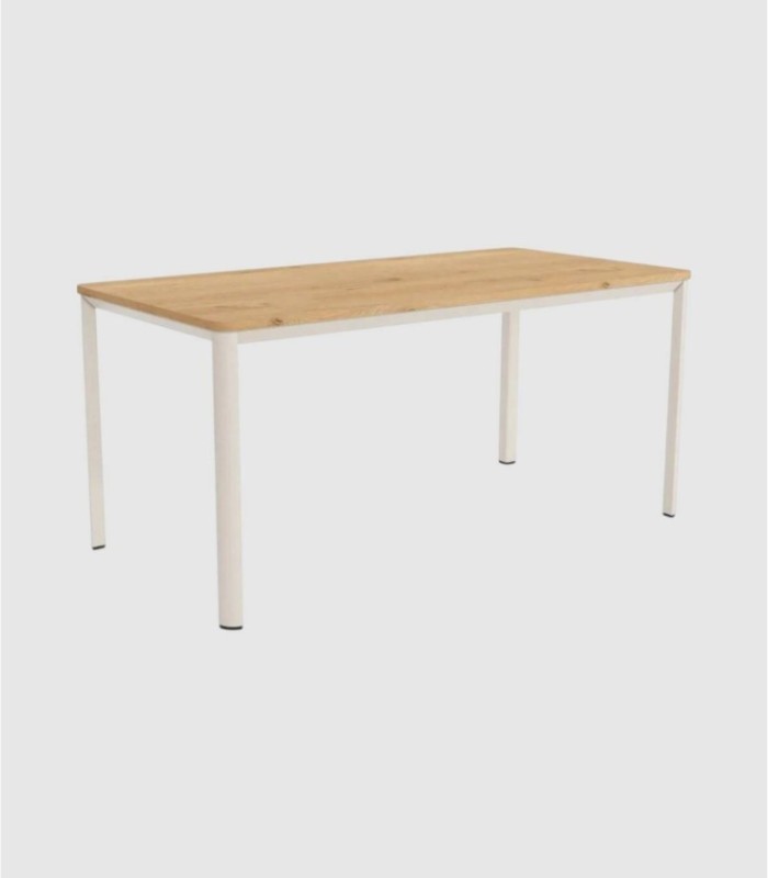 Onea medium/small ivory oak rectangular table