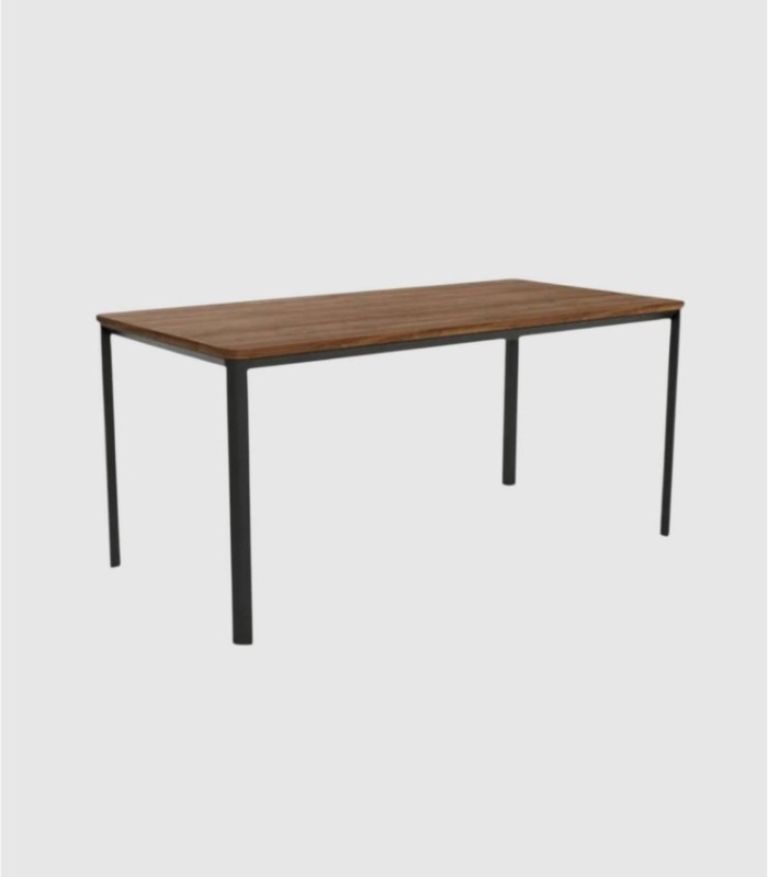 Kleine zwarte rechthoekige Java tafel Onea