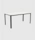 Mesa rectangular blanco negro pequeña Onea