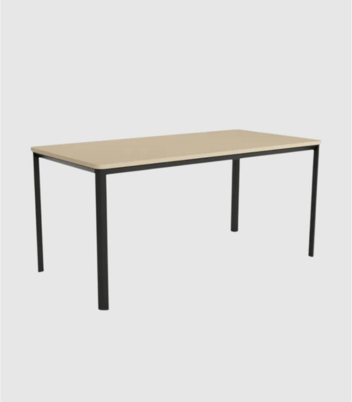 Mesa rectangular perla negro mediana pequeña Onea