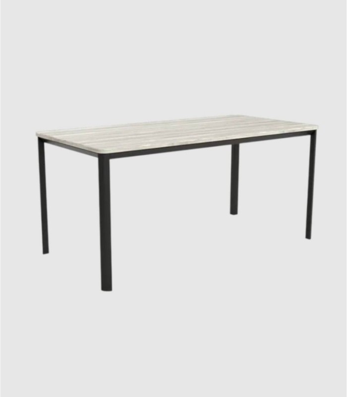 Onea medium small black artic rectangular table