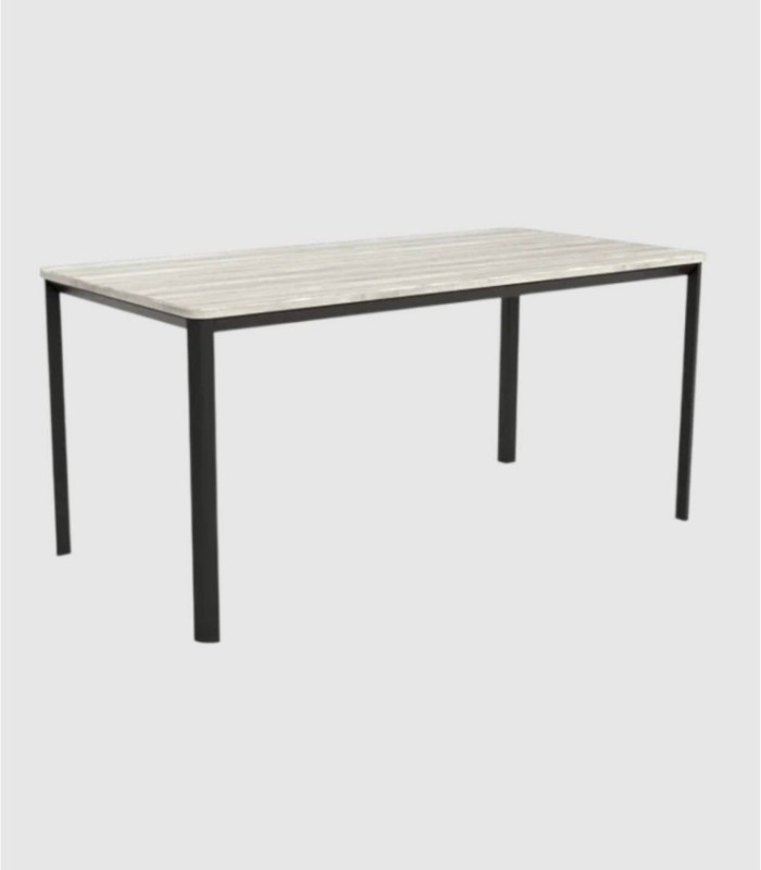 Onea medium large black artic rectangular table