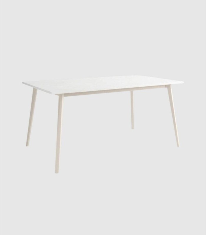 Kamba medium small ivory white table