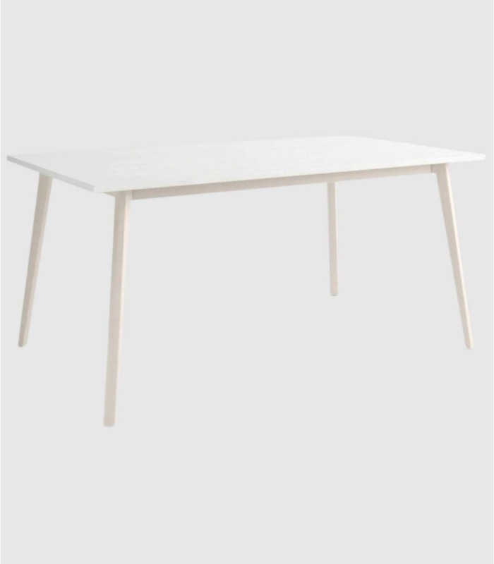 Mesa blanco marfil grande Kamba