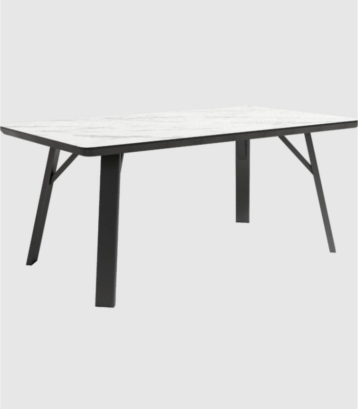 Baltic large rectangular Carrara table