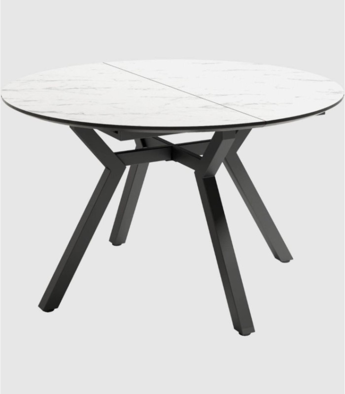 Large extendable table, Carrara Cantabrian