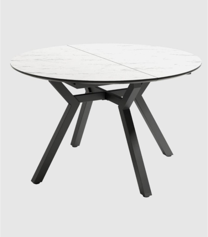 Small extendable table, Carrara Cantabrian