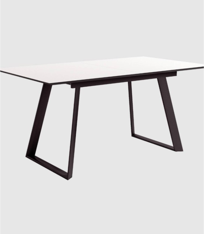 Timor Large Extendable White Table