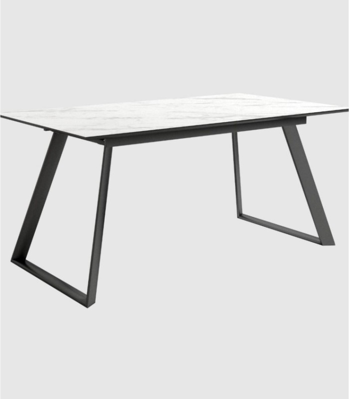 Large extendable Carrara Timor table