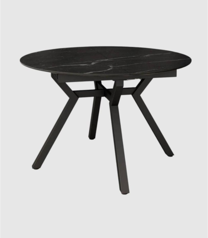Kleine zwarte Marquina tafel Ross