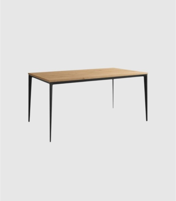 Mesa roble negro pequeña Ness