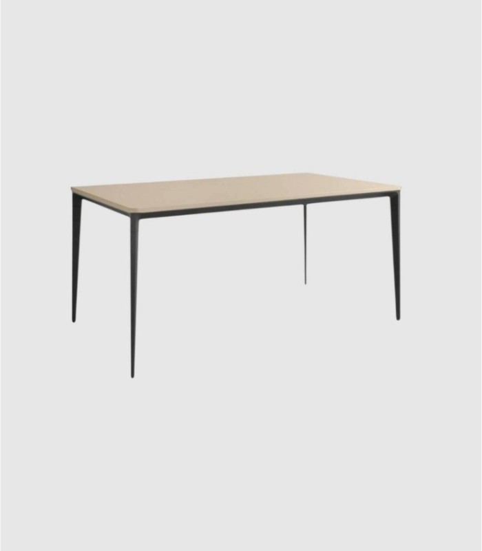 Mesa perla negro pequeña Ness