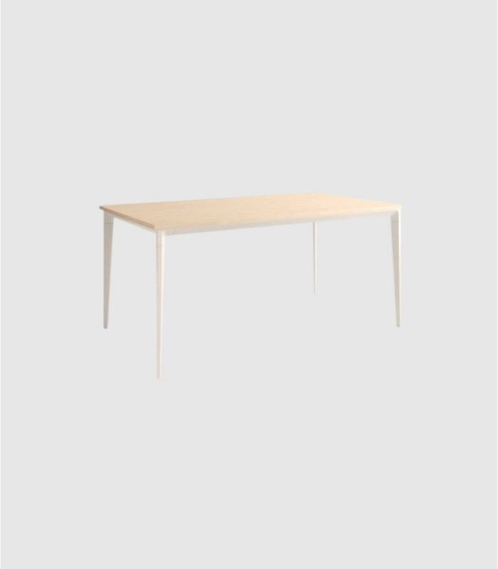 Ness vierkante ivoorkleurige alpine tafel