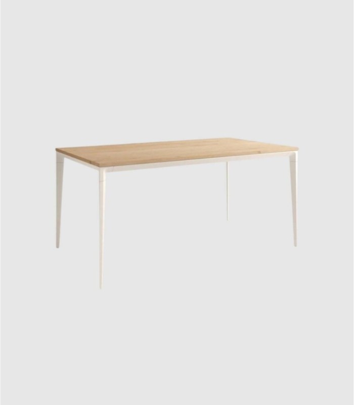 Small ivory oak Ness table