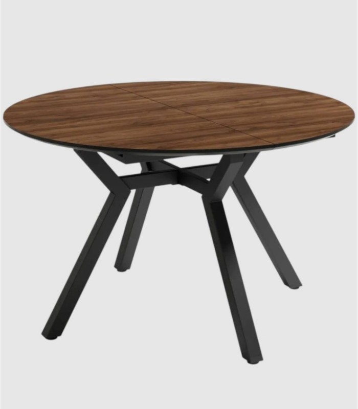 Large black Java extendable table, Cantabrian