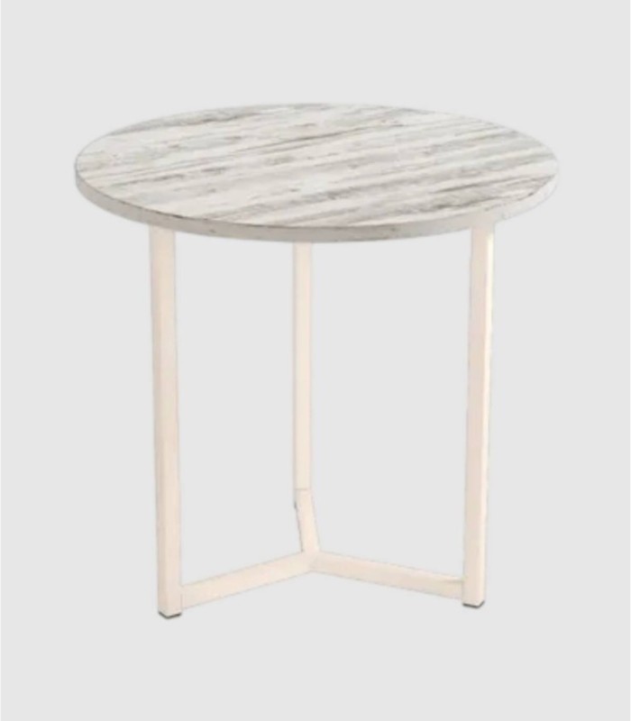Pacifico coffee table, small, ivory, artic
