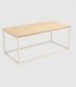 Mesa de centro rectangular Pacífico alpin marfil
