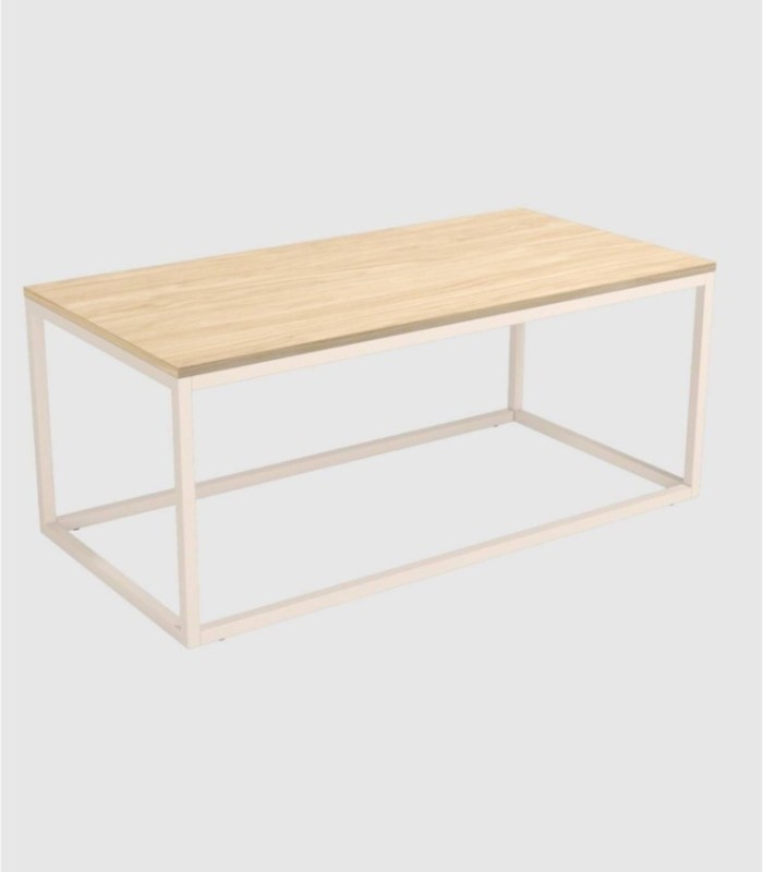 Pacific Alpin ivoorkleurige rechthoekige salontafel