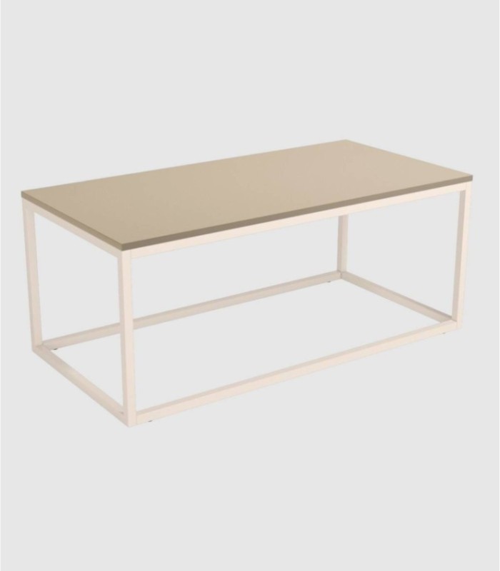 Pacifico rechthoekige salontafel met ivoren parel