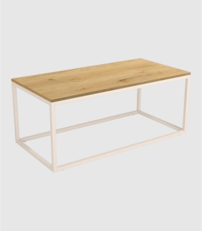 Pacific rectangular coffee table, ivory oak