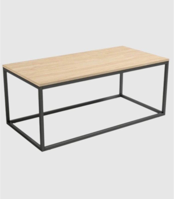 Pacifico alpine zwarte rechthoekige salontafel