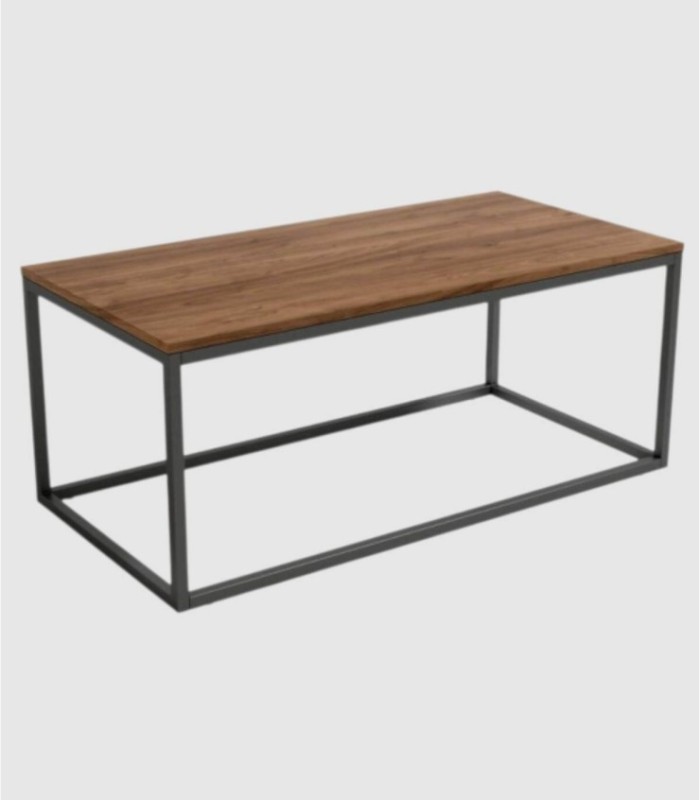 Pacifico java black rectangular coffee table