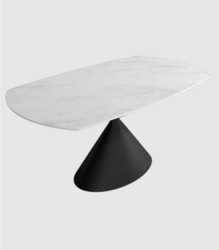 Carrara black extendable Rin table