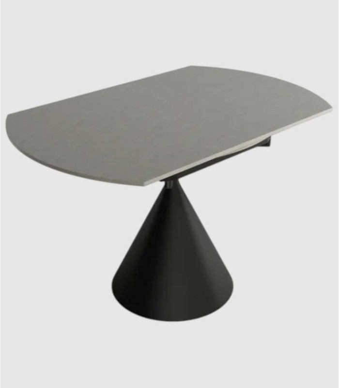 Loira extendable black porland table