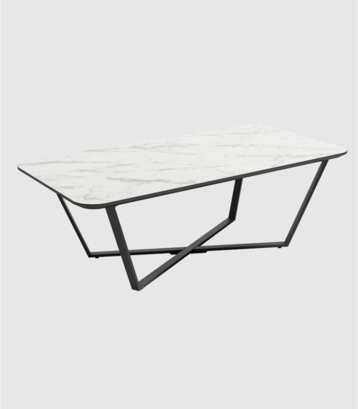 Rechthoekige tafel, Carrara Egeïsche Zee