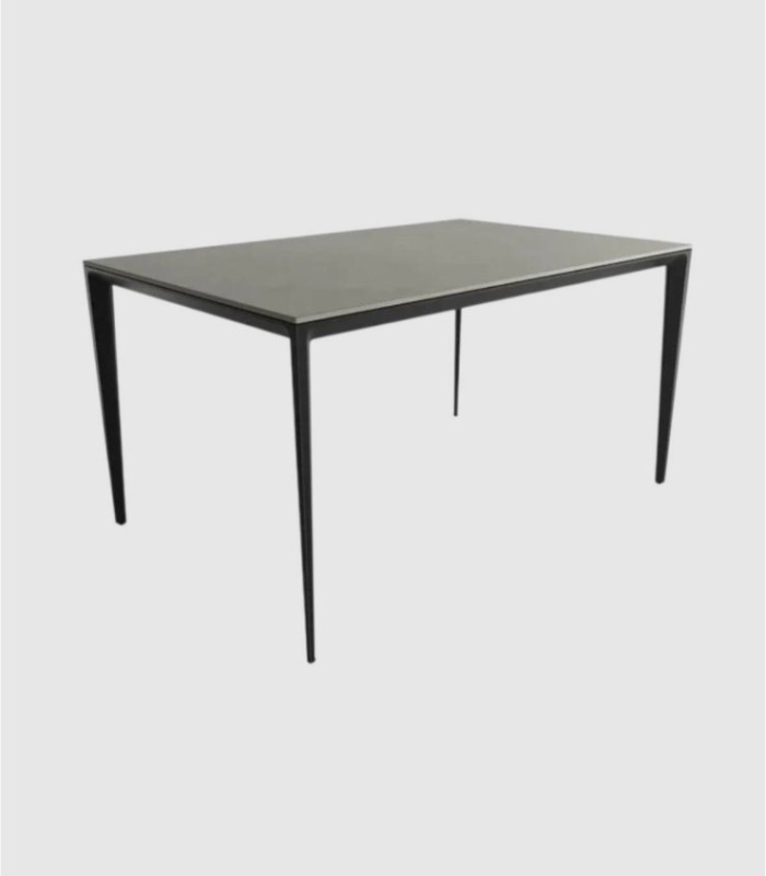 Mesa porland negro pequeña Cortés