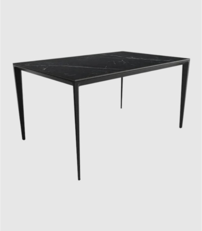 Medium black Marquina table by Cortés