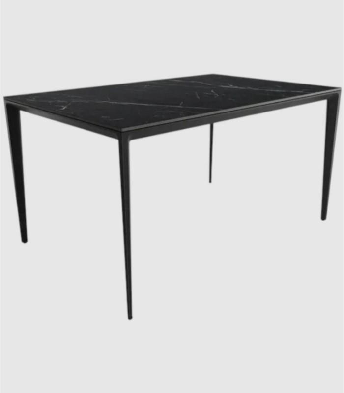 Grote zwarte Marquina-tafel van Cortés