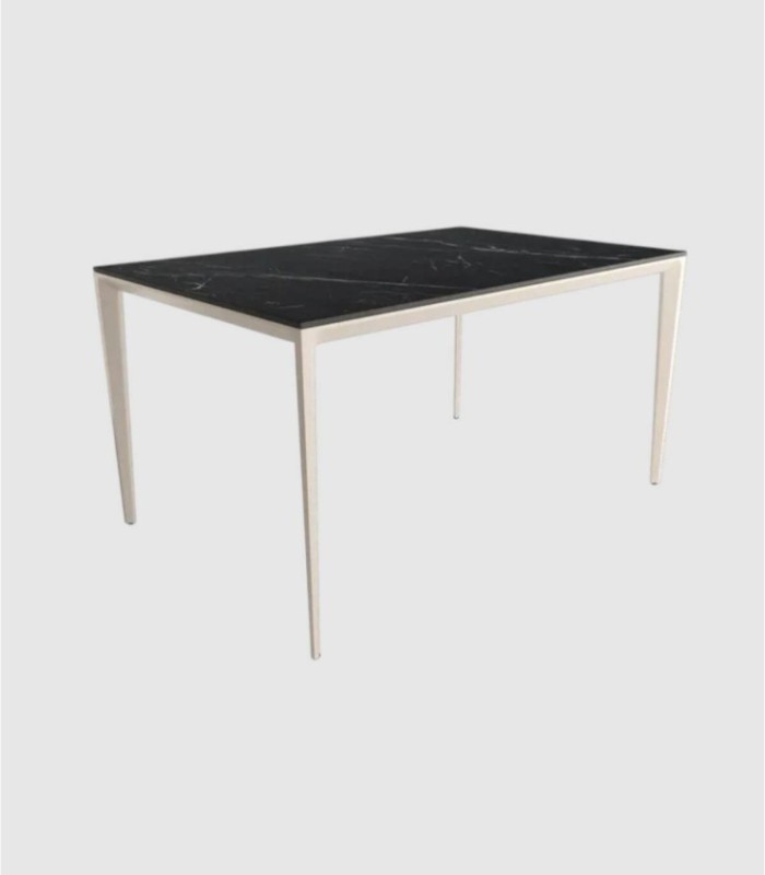 Small ivory Marquina table by Cortés