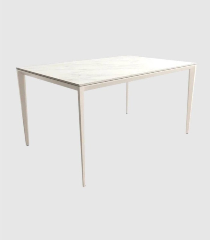 Mesa carrara marfil mediana Cortés