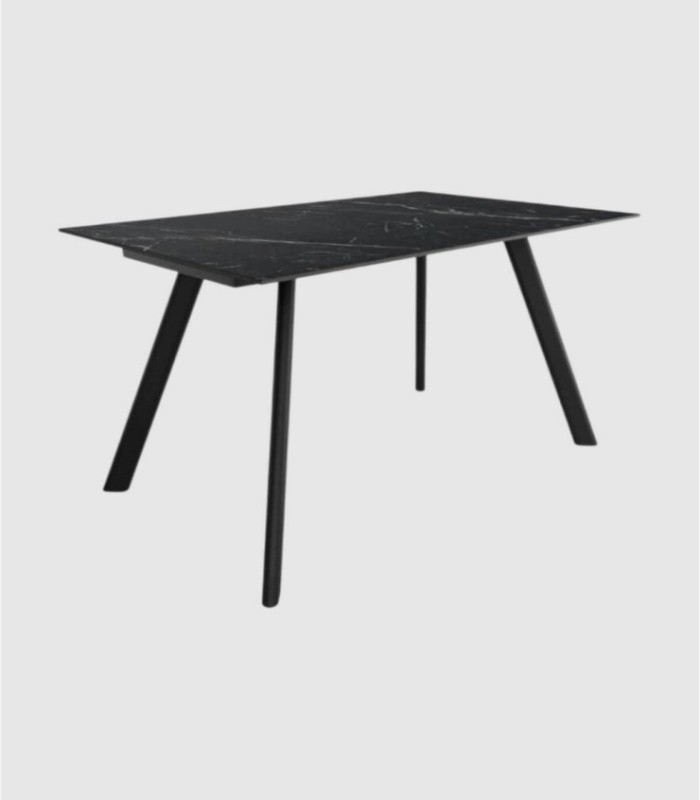 Mesa marquina negro pequeña Omán