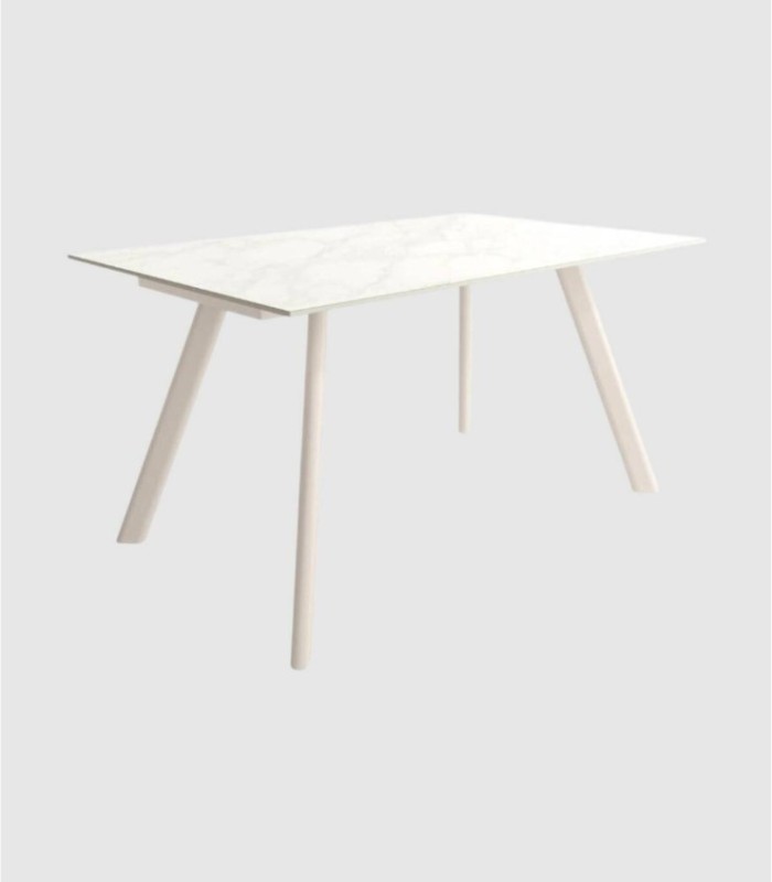 Mesa carrara marfil pequeña Omán