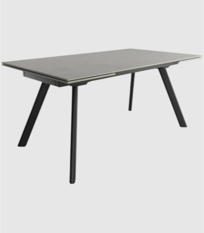 Tasman zwarte Porland uitschuifbare tafel