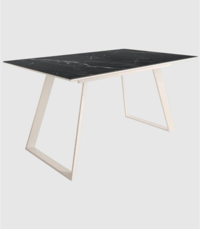 Sena large ivory marquina table