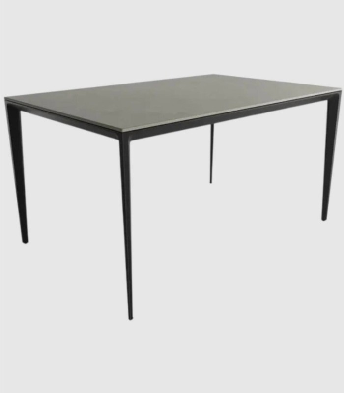 Cortes large black porland table