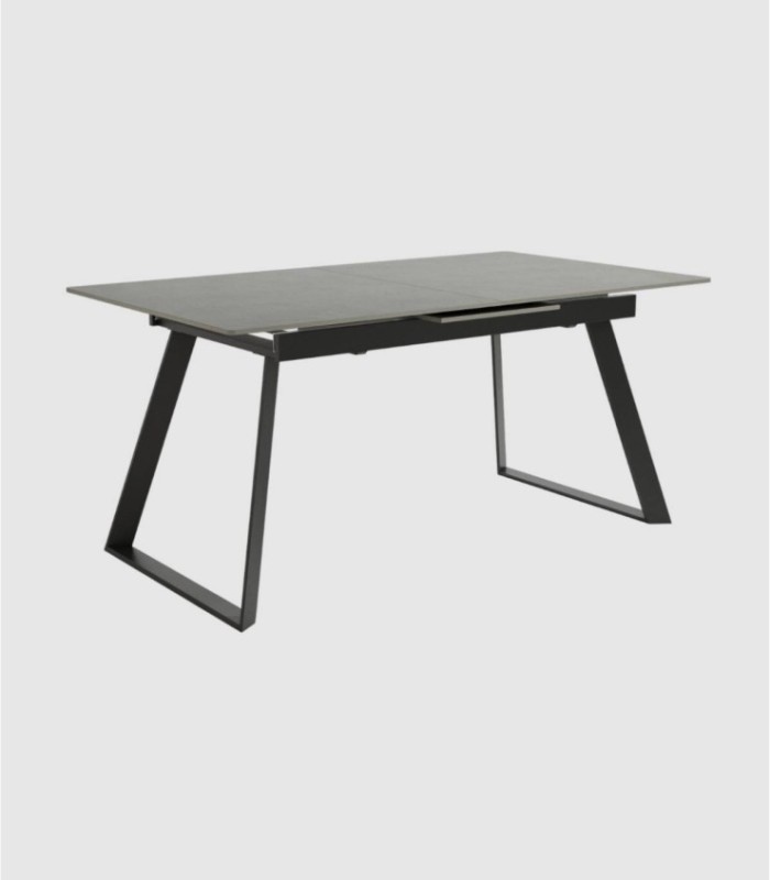 Mesa Saona extensible negro porland pequeña