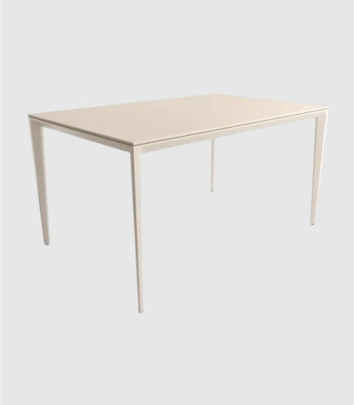 Cortés uitschuifbare tafel medium zand ivoor