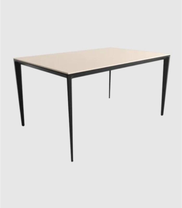 Mesa Cortés negro arena mediana