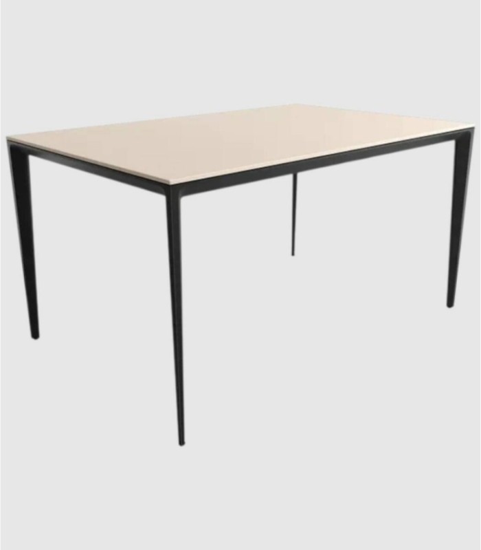 Mesa Cortés negro arena grande